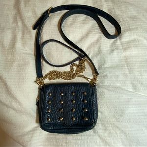Rebecca Minkoff Navy Leather Crossbody Bag